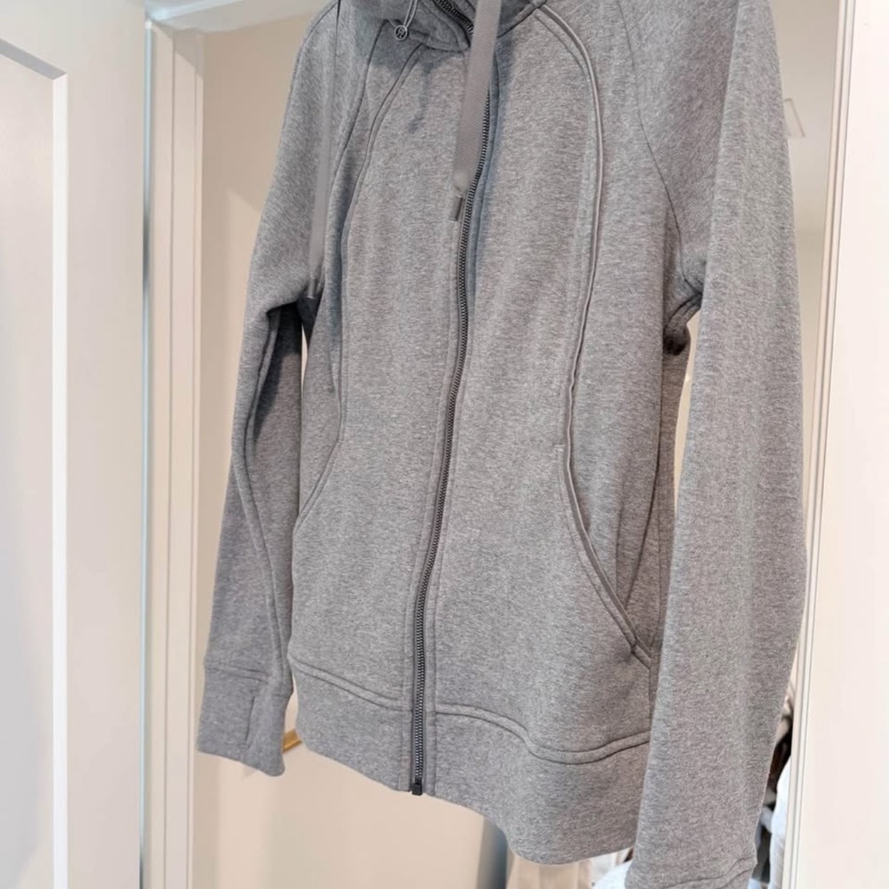 lululemon athletica Gray Zip-Up Jacket